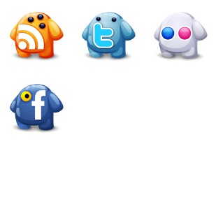 Social Creatures icon sets preview