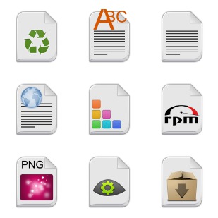 Leaf Mimes icon sets preview