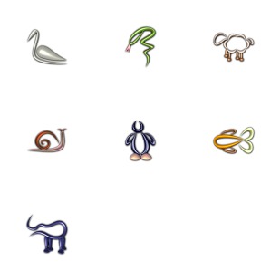 Glass Zoo icon sets preview