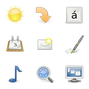 Gnome Web icon sets preview