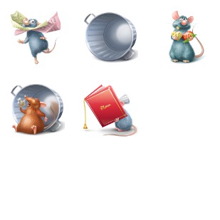 Ratatouille icon sets preview