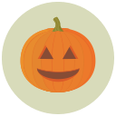 pumpkin, halloween icon