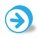 button round arrow right icon