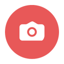 red, snap, gif, png, photo, picture, scenery, image, circular, jpg, modern icon