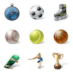 Sport icon sets preview
