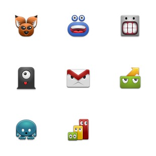 Monster icon sets preview