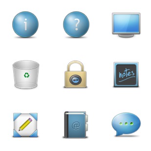MicrOS icon sets preview