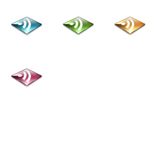 RSS Feeds Posh icon sets preview