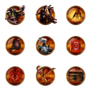 Medievalish Gaming icon sets preview