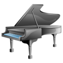 music, piano icon
