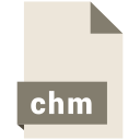 format, chm, file, extension, document icon