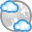 19 moon night partly cloudy icon