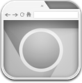 Browser, Grey icon