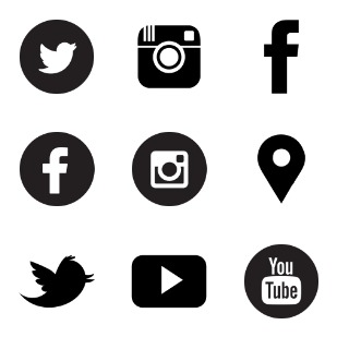 Social Networks icon sets preview