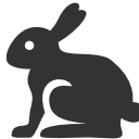 rabbit, easter icon