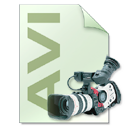 avi, file type, camera, video, photography icon