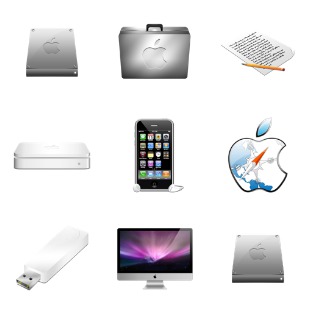 Apple Office icon sets preview