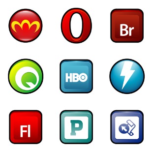 Sleek XP Software icon sets preview