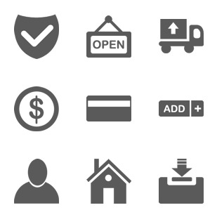 E-Commerce icon sets preview
