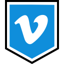 logo, media, social, vimeo icon