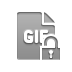 lock, gif, format, file, open icon