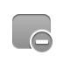 delete, rounded, rectangle icon