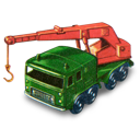 crane, truck, wheel icon