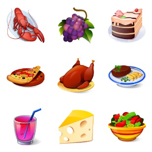 Desktop Buffet icon sets preview