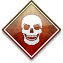 skull,red icon
