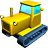 catterpillar, tractor icon