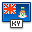 Cayman, Flag, Islands icon
