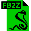 sumatrapdf, fb2z, format, file, fictionbook icon