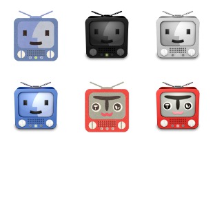 Terebi Ojisan icon sets preview