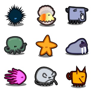 Zootetragonoides 4 icon sets preview