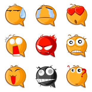 2s-space Emotions icon sets preview