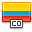 Colombia, Flag icon