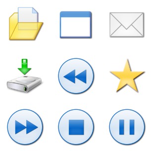 Toolbar 6 BY Ruby Softwar icon sets preview