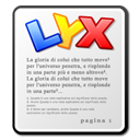 Lyx, Mime icon