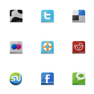 Lontar Social Site icon sets preview