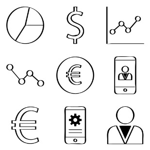 Business 1 Sketch ! icon sets preview