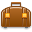 luggage brown icon