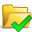 open, accept, folder icon