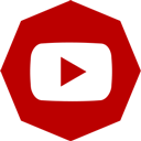 youtube, octagon icon