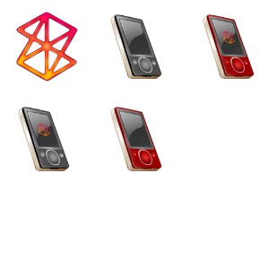 Zune icon sets preview