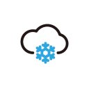clouds, winter, weather, snow icon