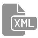 document, xml, file icon