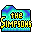 Folder Blue Green Simpsons 2 icon