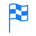 flag, checkered icon