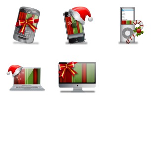 Christmas Gadgets icon sets preview