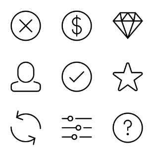 Sympletts - Vol.1 icon sets preview